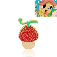Broches en émail One Piece pour chapeau, sac à dos, vêtements, Luffy, Fruit du Diable