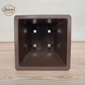 Maceta de plántulas 15 cm clásico Rectangular plástico ecológico bonsái agujero de drenaje <span class=keywords><strong>para</strong></span> <span class=keywords><strong>cactus</strong></span> suculentos árboles hogar jardín - Product Image 6