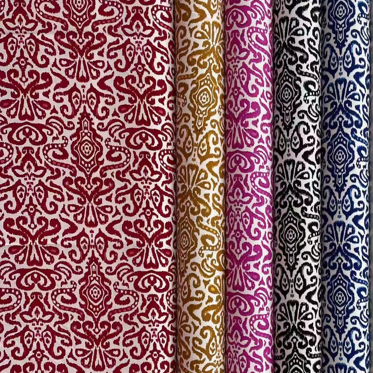 Wholesale 100% Viscose Rayon Fabric - Stretchy Printed Fabric for 