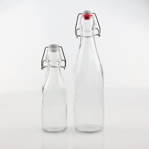 250 ml 500 ml 750 ml and 1000 ml Round Shape Swing Top <strong>Glass</strong> <strong>Bottle</strong> - Product Image 6