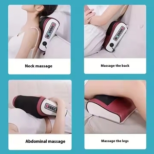 Bantal pemijat inframerah elektrik, Shiatsu pemanas cerdas memijat pinggang bahu penggunaan rumah seluruh tubuh menghilangkan nyeri kepala punggung leher - Product Image 2