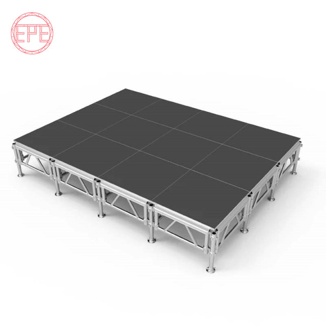 Top Quality Modular Aluminum Portable Stage with Adjustable Legs