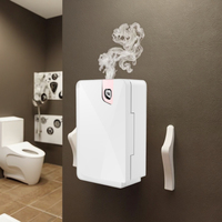 Diffuseur d'huiles essentielles électrique commercial en plastique, capacité de 100 ml, diffuseur d'air parfumé mural