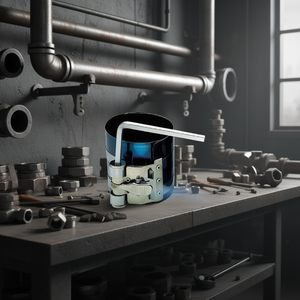 Abrazadera metálica tipo C 430 con palanca para conexión de tuberías - Product Image 3