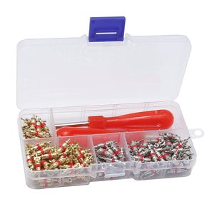 Kit de Válvulas para Neumáticos, 242 Piezas, Tamaño Estándar, Herramientas de Reparación de Válvulas sin Cámara de Cobre con Juego de Destornilladores - Product Image 1