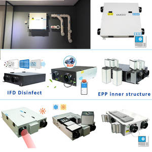 Ventilazione di recupero di energia domestica ERV con recupero di calore filtri Hepa controllo Tuya - Product Image 5