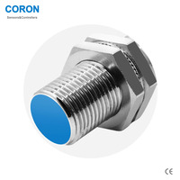 Capteur de proximité magnétique CORON à effet Hall CFJ-A12M-20ANB, portée de détection 20 mm, encastré, M12, blindé, NPN NC10-30VDC, câble 2 m