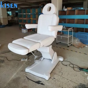KISEN Electric <b>Portable</b> Adjustable Beauty Salon Facial Bed Professional PU Leather Head Spa Massage <b>Table</b> Tattoo Bed - Product Image 6