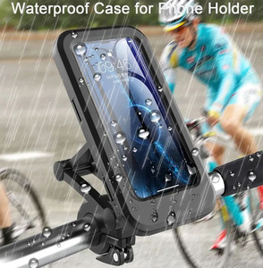 Supporto per telefono per bici da <span class=keywords><strong>moto</strong></span> regolabile a 360 gradi con supporto per telefono esterno flessibile impermeabile - Product Image 3