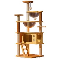 Vente en gros transfrontalière : Arbre à chat universel quatre saisons, avec nid pour chat, capsule spatiale et jouet pour chat