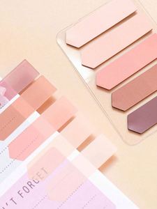 100 Hojas de Notas Adhesivas PET de 5 Colores, Etiquetas de Índice Coloridas Autoadhesivas con Indicador de Flecha para Estudiantes - Product Image 5