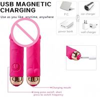 Mini vibromasseur réaliste 10 vitesses, stimulateur clitoridien et point G, rechargeable par USB, silencieux et étanche, outil de plaisir discret