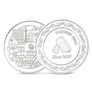 Pièces commémoratives en métal personnalisées, pièces plaquées or personnalisées, impression en typographie, styles modernes et vintage pour cadeaux souvenirs - Product Image 1