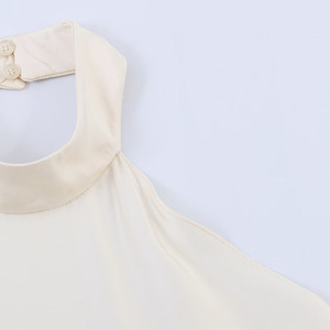 ZATRHMBM Nouveautés Printemps/Été 2026 : Gilet élégant uni à col licou – Un haut féminin rétro, sexy et <span class=keywords><strong>chic</strong></span> - Product Image 4