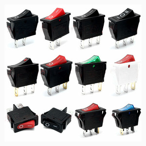 Interruptor Basculante de 2/3/4/6/9 Pines, Tipo Snap-in, SPST, 6A/250V, 16A/250V, 30A/250V, ON-OFF / ON-OFF-ON, Interruptores de Encendido/Apagado para Barcos - Product Image 3