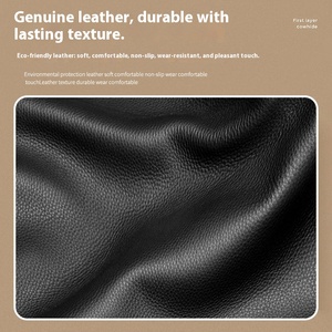 Ewitgo Cross-border Automotive Supplies Universal Perforated Breathable PU Leather <b>Gear</b> Case for Car <b>Knob</b> Use China Origin - Product Image 3