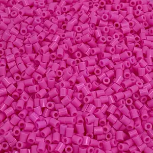 2.6mm pink beads bulk 1kg/bag DIY 3D model toys mini fuse perler beads