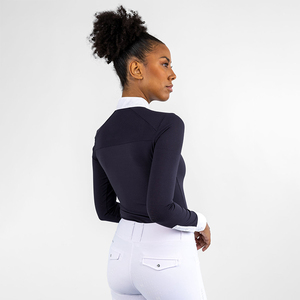 4-Way Stretchy <strong>Horse</strong> <strong>Riding</strong> <strong>Tops</strong> Sport Show T-shirt Mesh Equestrian Competition Shirt Breathable Quick Dry Base Layers Woman - Product Image 6