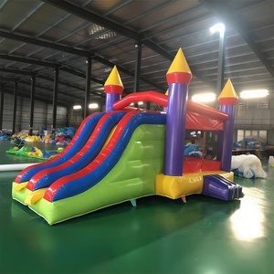 16*11ft Commercial Outdoor Inflatable Jumping Castle for Kids Park Bounce House with <strong>Slide</strong> <strong>Trampoline</strong> Area - Product Image 3