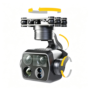 C14 Pro Cuatro luces LED, Estabilización de tres ejes, Seguimiento por IA, Cámara con cardán para dron de inspección de energía, Accesorios compuestos para dron FPV - Product Image 1