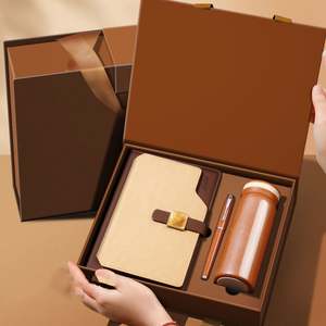 Customizable Business Gift <b>Set</b> with Personalized Logo Featuring <b>Notebook</b> Pen Bottle for Corporate Promotion - Product Image 3