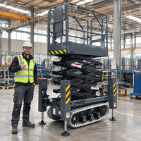 Heißer Verkauf Günstiger 5M 6M 8M 12M Hydraulischer Selbstfahrender Scherenhubtisch Mobiler Raupen-Scherenhubtisch