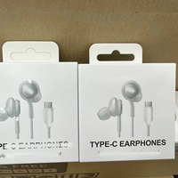 Écouteurs filaires intra-auriculaires 3.5mm IA500 Écouteurs Type-C Interfaces écouteur akg avec contrôle du volume du micro pour téléphone portable Samsung