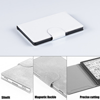 Étui blanc vierge imprimable pour liseuse Xteink X3, housse de protection en cuir PU ultra-mince à fermeture magnétique puissante, fabrication OEM ODM