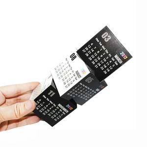 Logo Kustom 3D <span class=keywords><strong>3</strong></span> Buah Kalender Puzzle Kubus Perusahaan Periklanan Promosi Acara Hadiah OEM Mainan Kubus Ajaib - Product Image 2