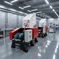 Machine à broyer le plastique à haute efficacité pour le traitement des déchets plastiques PP PE PET ABS