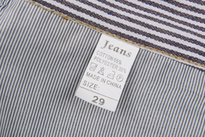 <span class=keywords><strong>Pantaloni</strong></span> a cinque punte in puro cotone <span class=keywords><strong>Slim</strong></span> Fit Jeans larghi Casual da uomo pantaloncini <span class=keywords><strong>Cargo</strong></span> in tessuto di cotone con Logo personalizzato per uomo - Product Image 4