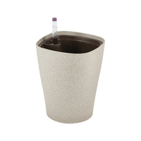 Pot de fleurs auto-arrosant en plastique miniature, vente en gros à prix réduit - Léger, écologique, durable, pour jardin et usage domestique