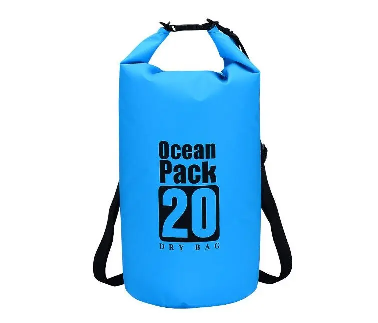 Custom Logo Small 2L 3L 5L 10L 15L 20L 30L Floating PVC Waterproof Dry Bag Backpack