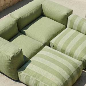 <span class=keywords><strong>Matelas</strong></span> flottant pour piscine de <span class=keywords><strong>jardin</strong></span> extérieur en fil de polypropylène teint en masse (Olefine) et pouf de relaxation d'extérieur - Product Image 3