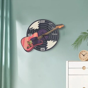Horloge murale silencieuse à bascule, style rétro américain moderne, simple et décorative, pour chambre à coucher et salon, design créatif et rétro, tendance sur internet - Product Image 3
