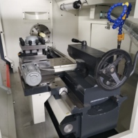 Penjualan Langsung Pabrik CK6140B Mesin Bubut CNC Horizontal Flat Bed Kontrol GSK 3-Axis Tunggal 220V/380V Pengaturan Kecepatan Gigi Kompetitif