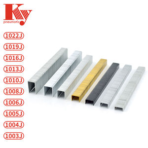 10J Series <strong>Crown</strong> 11.2mm Industrial <strong>Staple</strong> Fastener Short Nail 1004J <strong>Staple</strong> Pin - Product Image 2