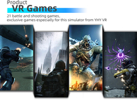 Plataforma de Realidad Virtual YHY Patentada y Actualizada para Múltiples Jugadores, Simulador de Juego Interactivo para Parques de Diversiones