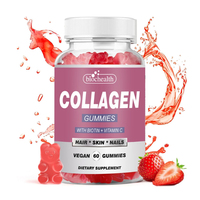 BIOCCHN Marque privée Cheveux Multi Vitamine Gomme Biotine Collagène Gommes Supplément pour le Blanchiment de la Peau et la Croissance des Ongles