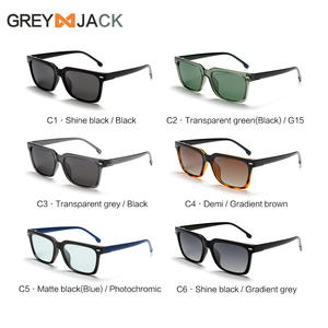 Gafas de Sol Polarizadas para Hombre, Montura Negra TR90, Protección UV400, Lentes TAC Tipo 3, G014 - Product Image 2