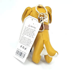 พวงกุญแจหนัง PU หรูหราพวงกุญแจสุนัขโกลเด้นรีทรีฟเวอร์น่ารักเครื่องประดับลูกสุนัขน่ารักพวงกุญแจสำหรับเครื่องประดับผู้หญิงเครื่องประดับและกระเป๋าเสน่ห์ของขวัญ - Product Image 4