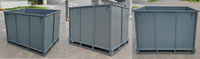 Caisse métallique pliable personnalisée, durable, pour le transport de marchandises industrielles, emballage de stock, matériaux liquides, palette en vrac pour produits chimiques