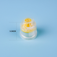 Tapones de rosca personalizables de 28mm para botellas de agua mineral Diseño antiderrames de PE/PP de grado alimenticio con colores y logotipos personalizados