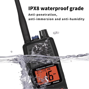 Radio bidirectionnelle <span class=keywords><strong>VHF</strong></span> portable Standard <span class=keywords><strong>Horizon</strong></span> HX400IS, intrinsèquement sécurisée - Product Image 3
