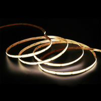 Bande LED COB découpable UL 24V 10mm Super Lumineuse Flexible Linéaire 480 Puces/m Haute IRC90 Lumière Blanche Personnalisable