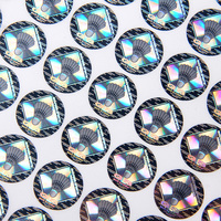Étiquette de sécurité holographique mate imperméable anti-effraction, impression personnalisée de logo couleur pour sceau de garantie, imprimante, cartouche de toner