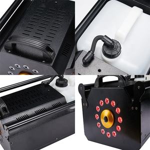 YFLハイパワー5000Wデュアルフォグマシンライト付きリモートLEDステージDJフォガードライアイス煙効果 - Product Image 4