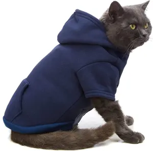 ZYZ PET gato disfraz gatito ropa gato suéter para gatos solo ropa traje sudaderas con capucha de algodón