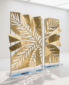 Écran d'art décoratif à double usage pour la maison et l'hôtel, chromé, pour le fret et l'équipement de stockage. - Product Image 1