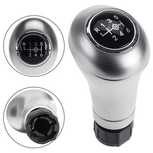 Mercedes-Benz Car Gear <b>Shift</b> <b>Knob</b> Aluminum Alloy Silver 6-Speed Manual Transmission Replacement Part - Product Image 1